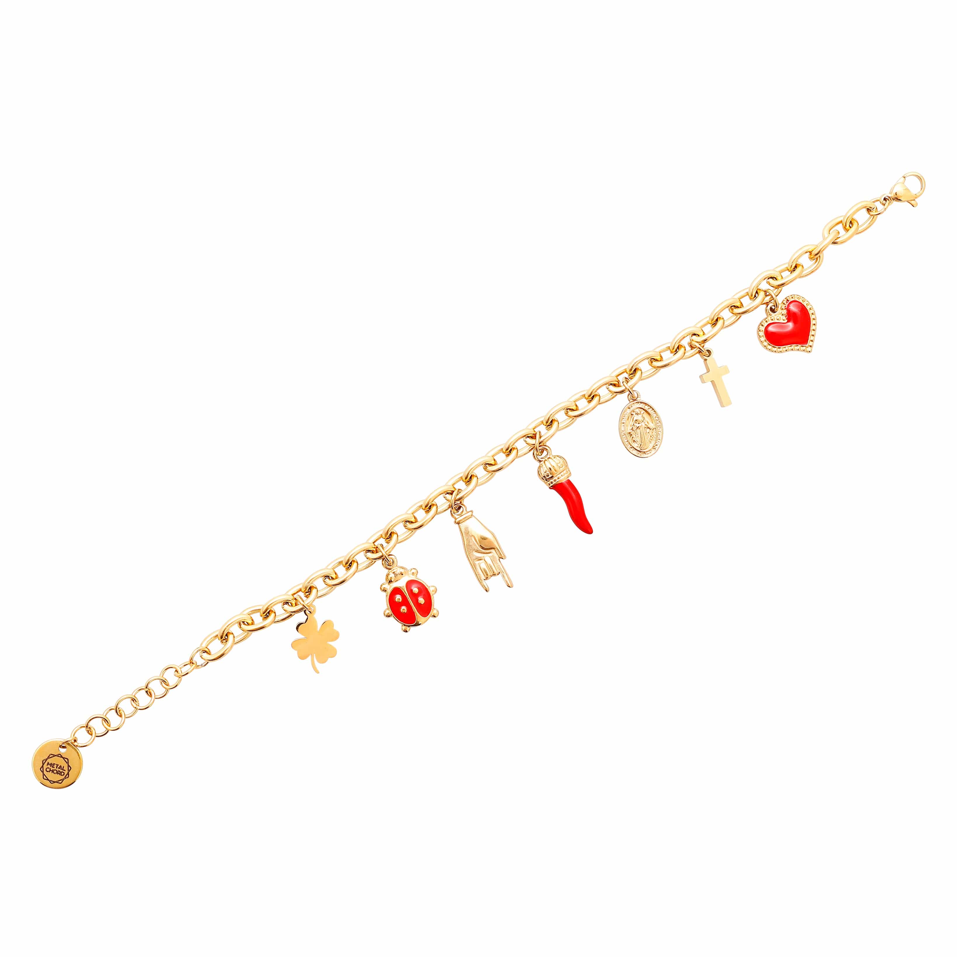 ACCIAIO 316L BRACCIALETTI BRACCIALE PENDENTI ANTISF*GA SMALTATI