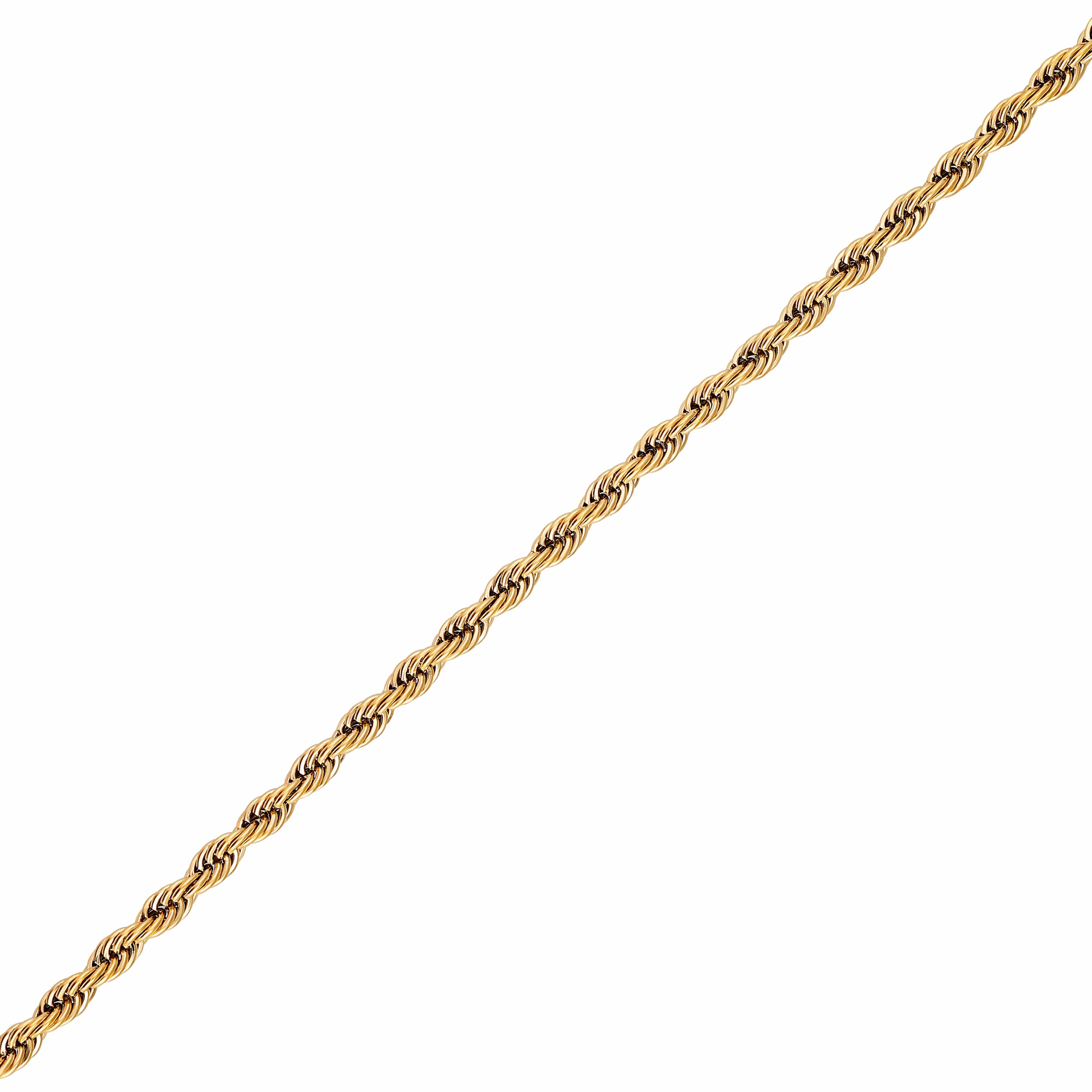 ACCIAIO 316L COLLANA COLLANA CATENA TORCHON Ø 3mm