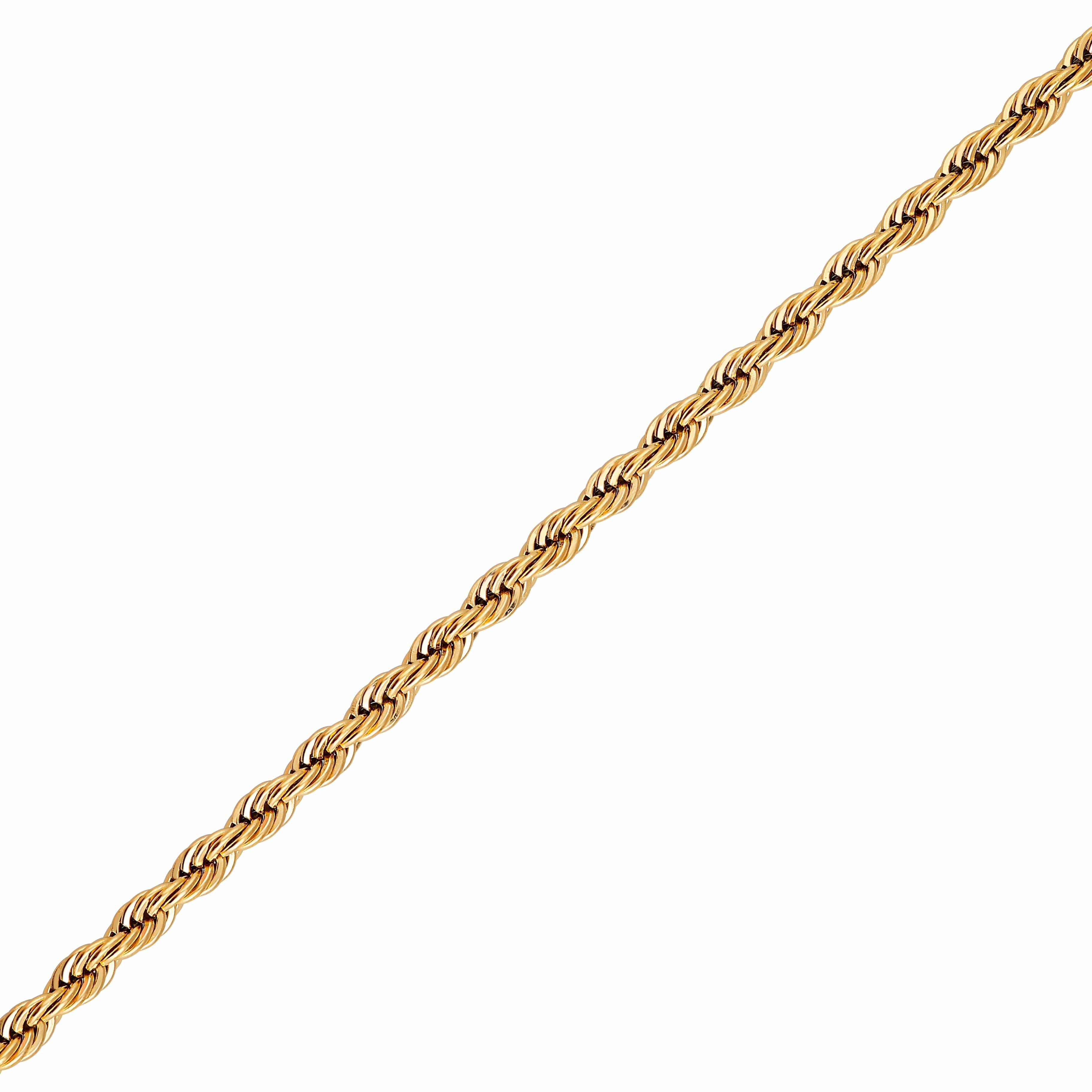 ACCIAIO 316L COLLANA COLLANA CATENA TORCHON Ø 4mm