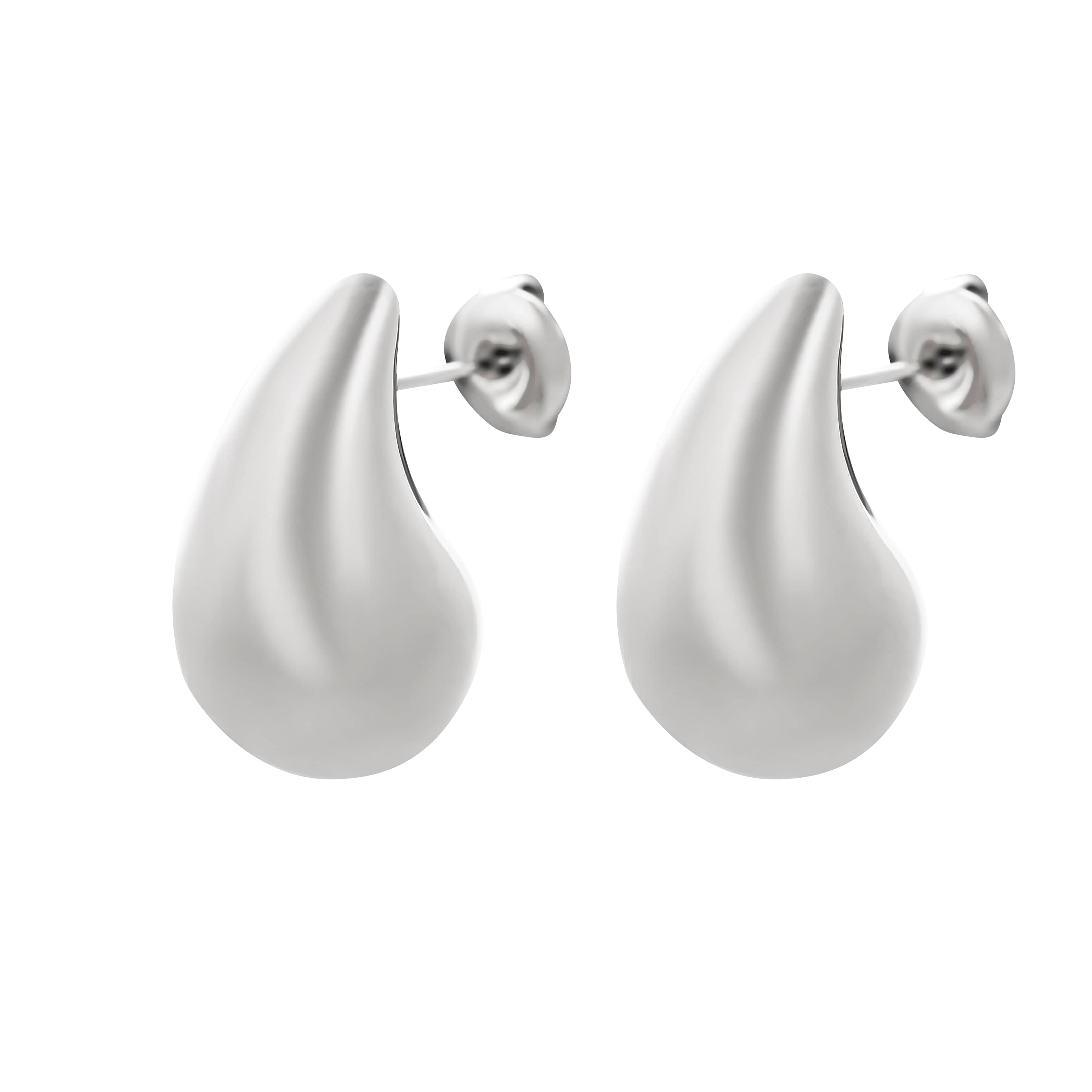 ACCIAIO 316L ORECCHINI SILVER ORECCHINI GOCCIA PICCOLA