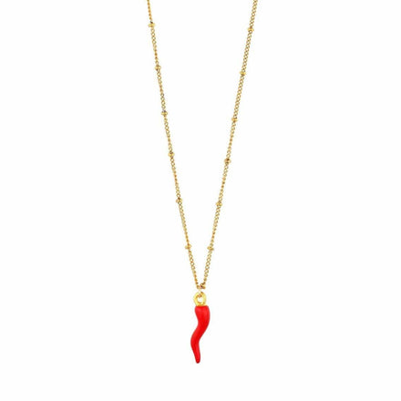 ACCIAIO 316L COLLANA COLLANA ORO RED PEPPER