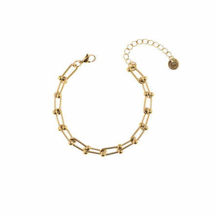 BRACCIALE CATENA MAGLIA SFERA.