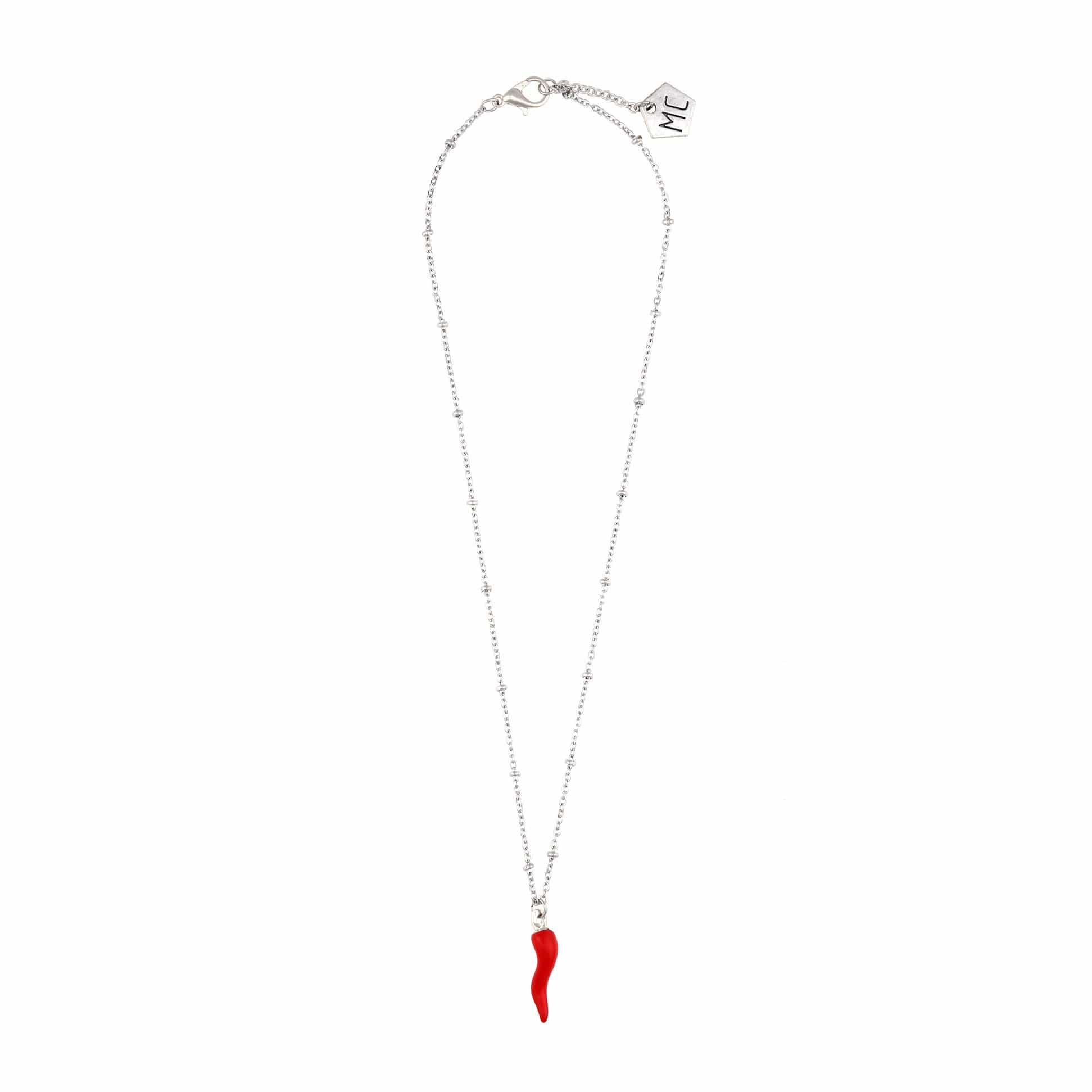 COLLANA SILVER RED PEPPER.