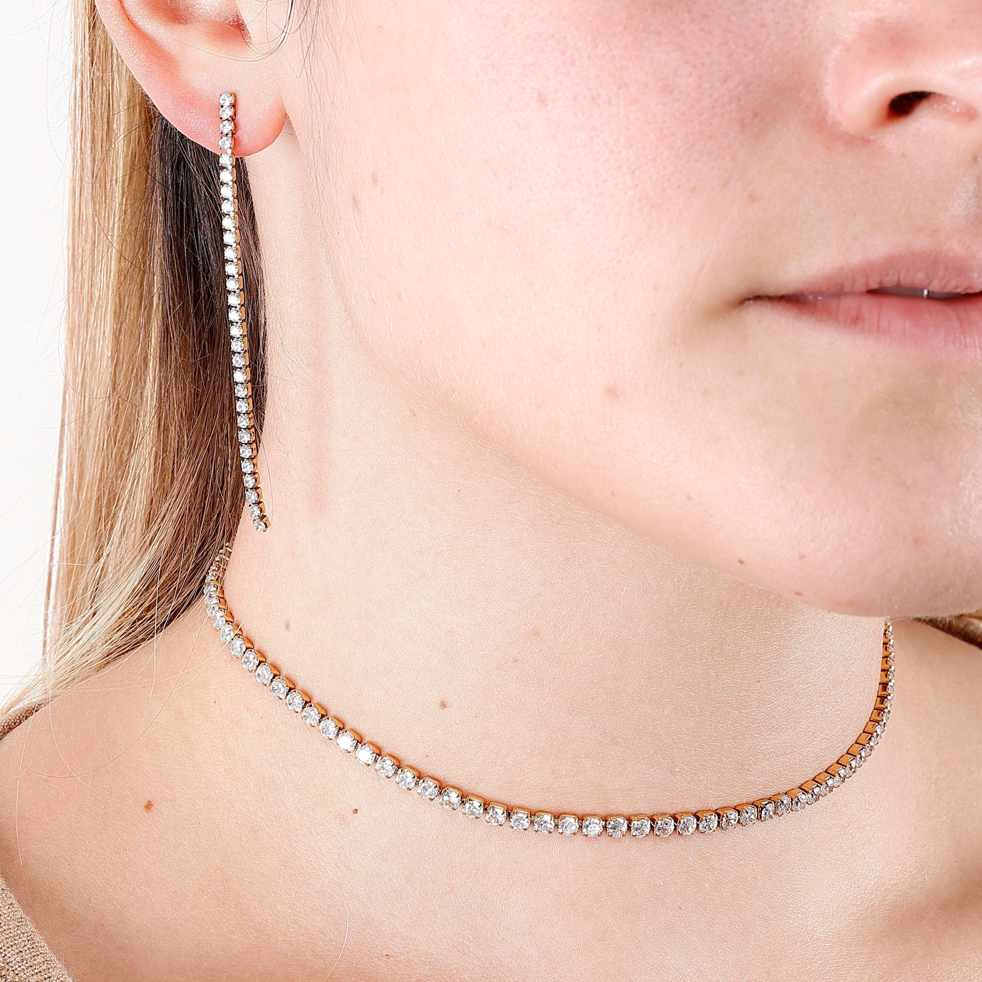 METAL CHORD ORECCHINI ORECCHINI SILVER TENNIS TAPPETO SINGOLO