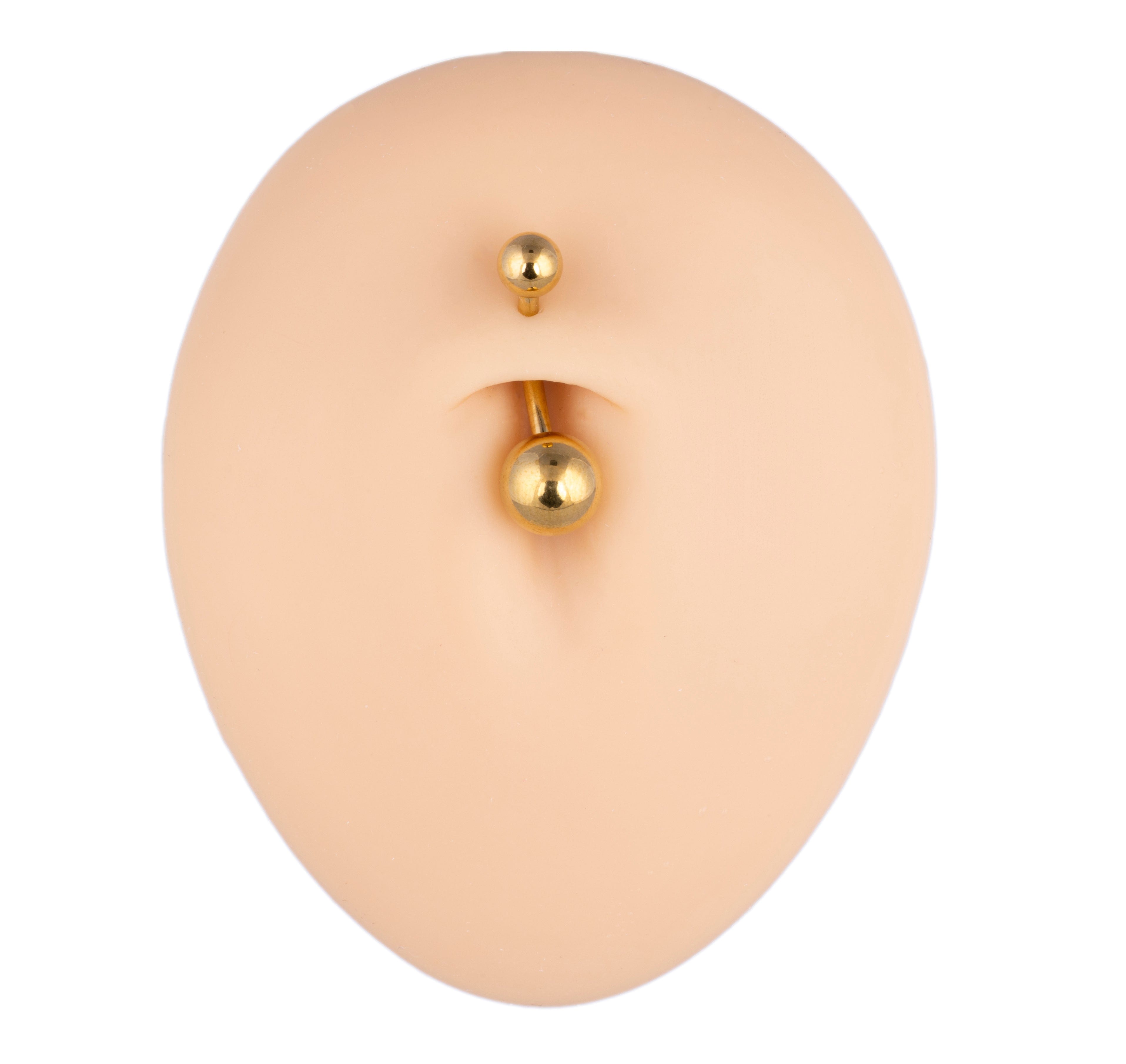 PIERCING NAVEL SFERE ACCIAIO.