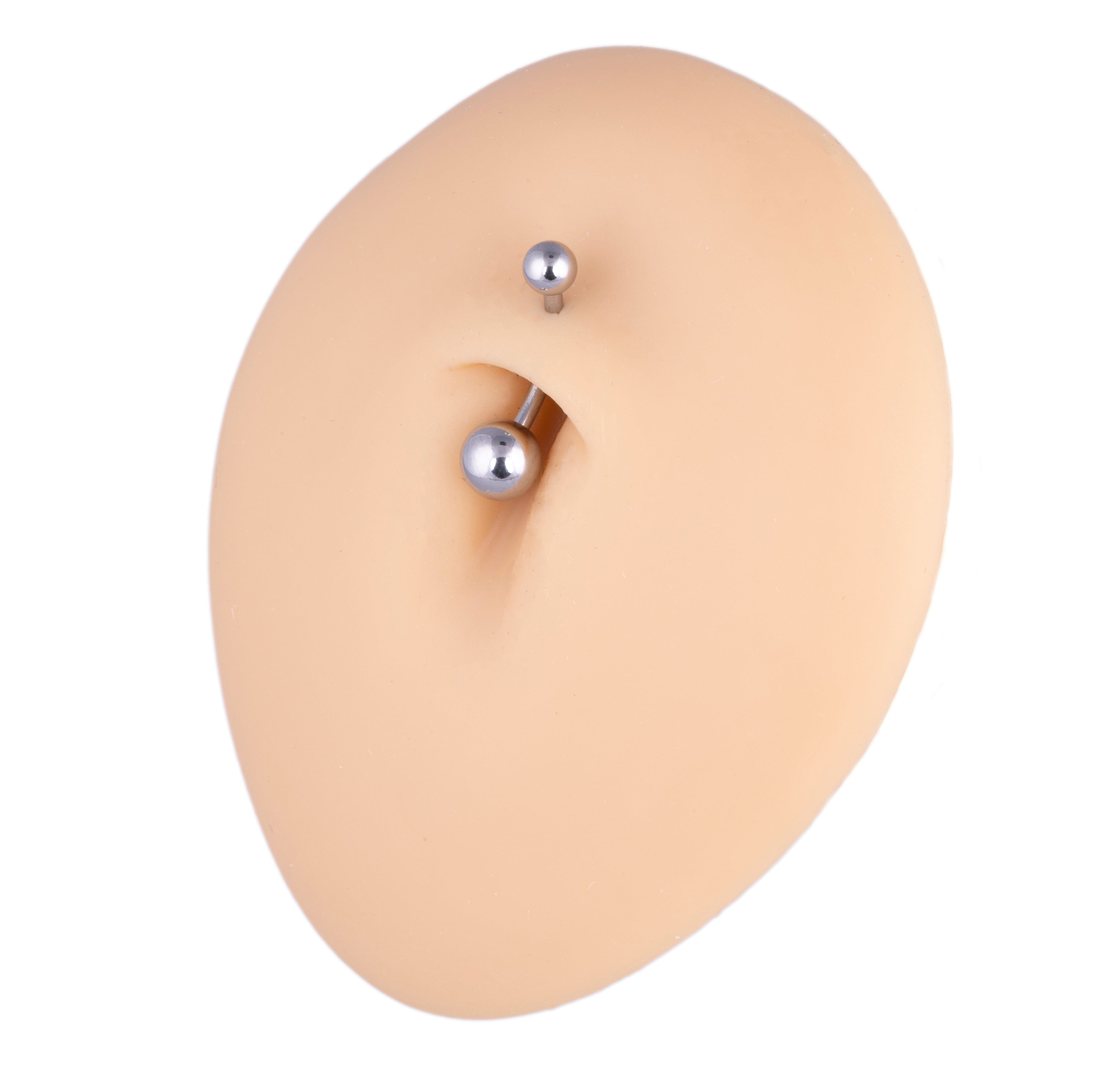 PIERCING NAVEL SFERE ACCIAIO.