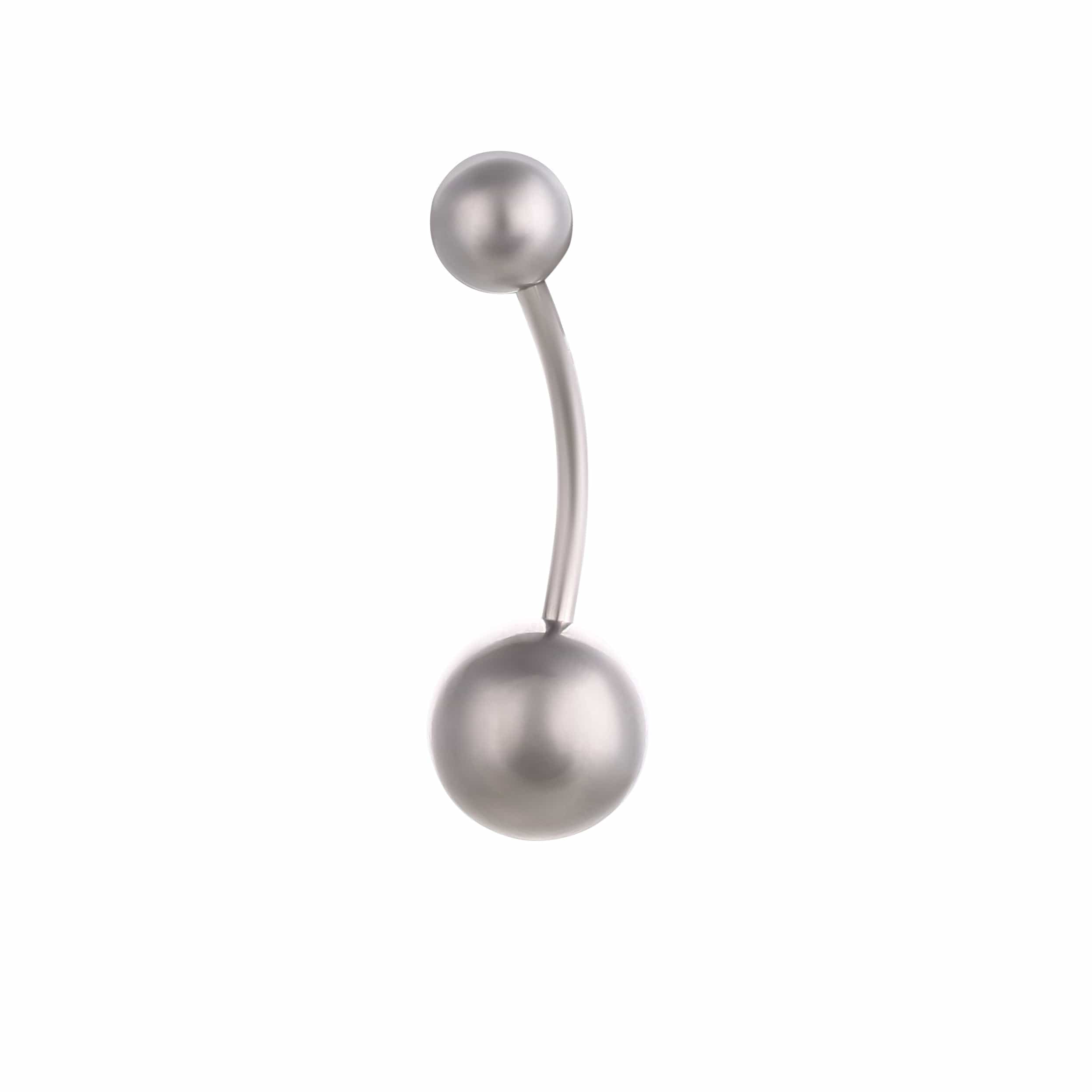 PIERCING NAVEL SFERE ACCIAIO.